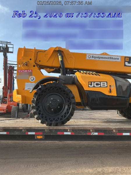 2020 JCB 512-56 Canopy, 74 HP, Solid Tires, STD Worklight, Beacon, Aux Hydraulics, Lifting Eye, Backup Alarm w/72" Carriage, 60" Forks