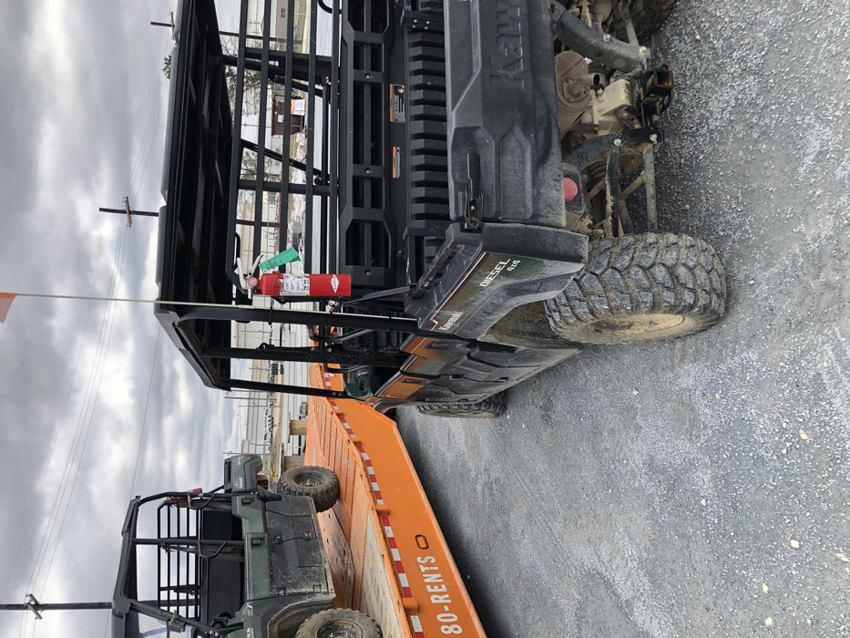 2019 Kawasaki Mule PRO-DXT Standard Options, Backup Alarm, Beacon, Plastic Hard Top, Poly Windshield, Horn Kit