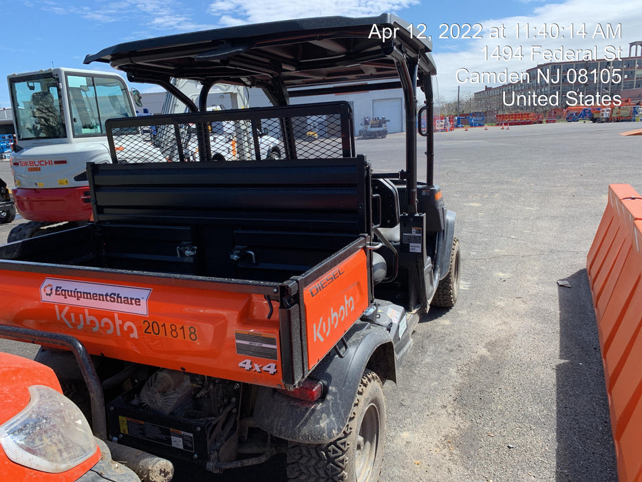 2022 Kubota RTV-X1140W-H Plastic Canopy, Windshield Acrylic Clear, LED Strobe Light, Wire Harness Kit, Back up Alarm