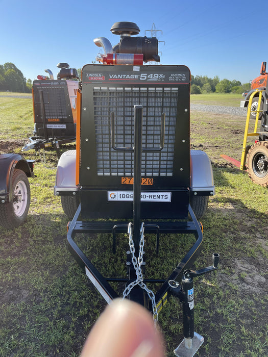 2022 Lincoln Electric Vantage 549X Crosslink Technology, Trailer Mounted, ES Decals, T3