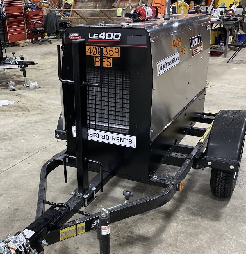 2024 Lincoln Electric LE400 Kubota V1505, Trlr, Cable Rack, Light Kit, ES Decals, T3