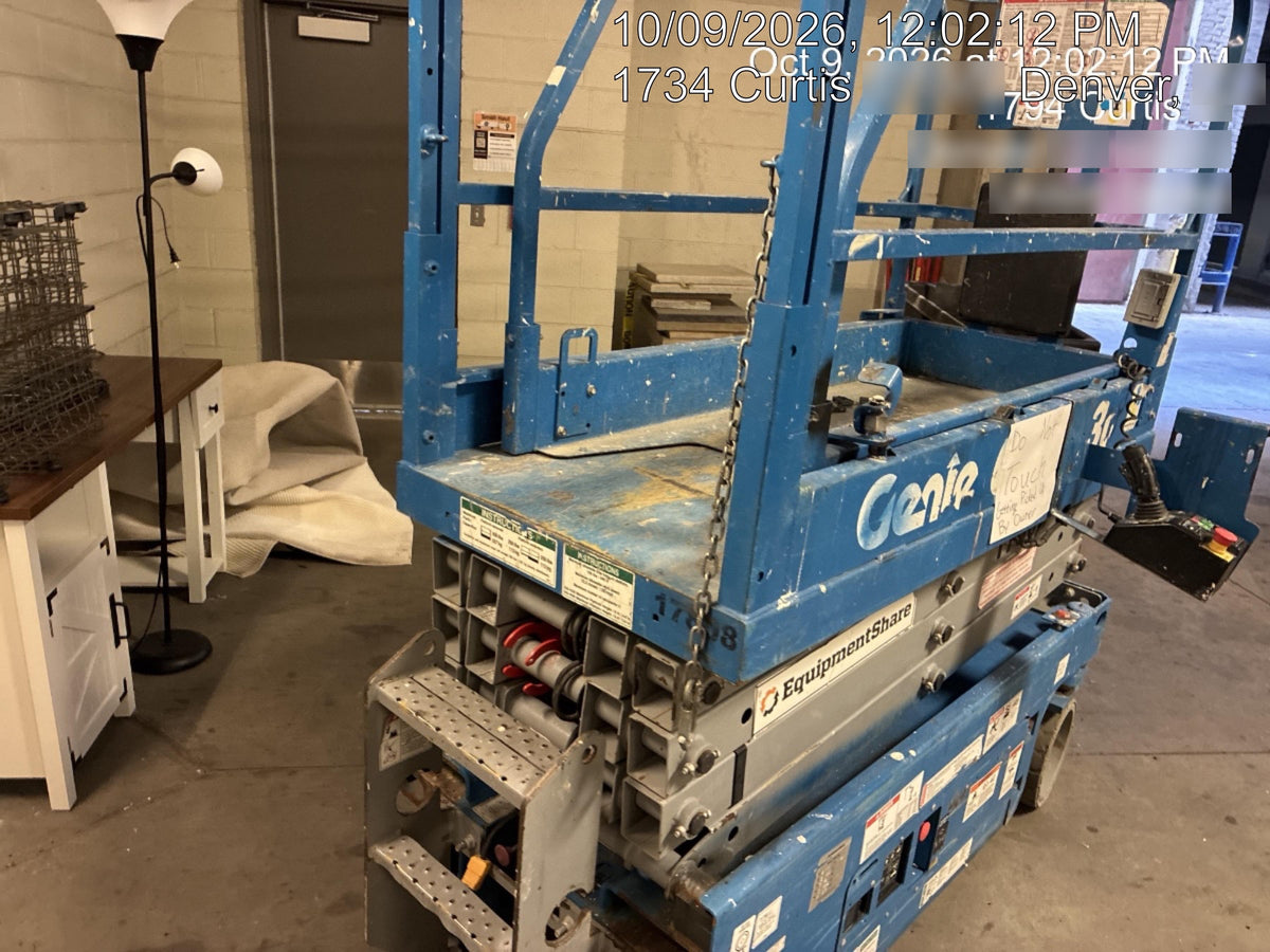 2018 Genie GS-1930 Genie GS-1930 w/Fixed Rail, Chain Entry