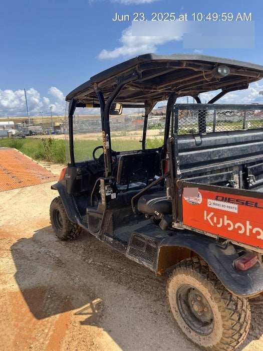 2021 Kubota RTV-X1140W-H Plastic Canopy, Windshield Acrylic Clear, LED Strobe Light, Wire Harness Kit, Back up Alarm