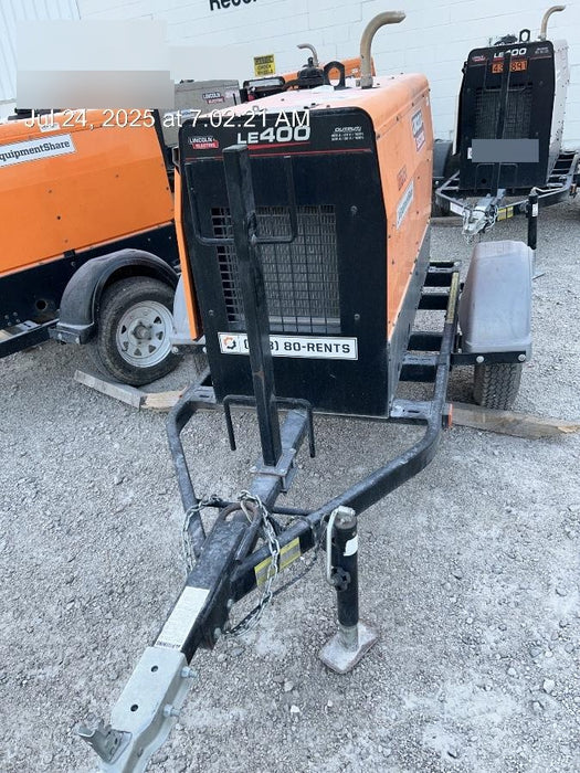 2022 Lincoln Electric LE400 Kubota V1505, Trlr, Cable Rack, Light Kit, ES Decals, T3