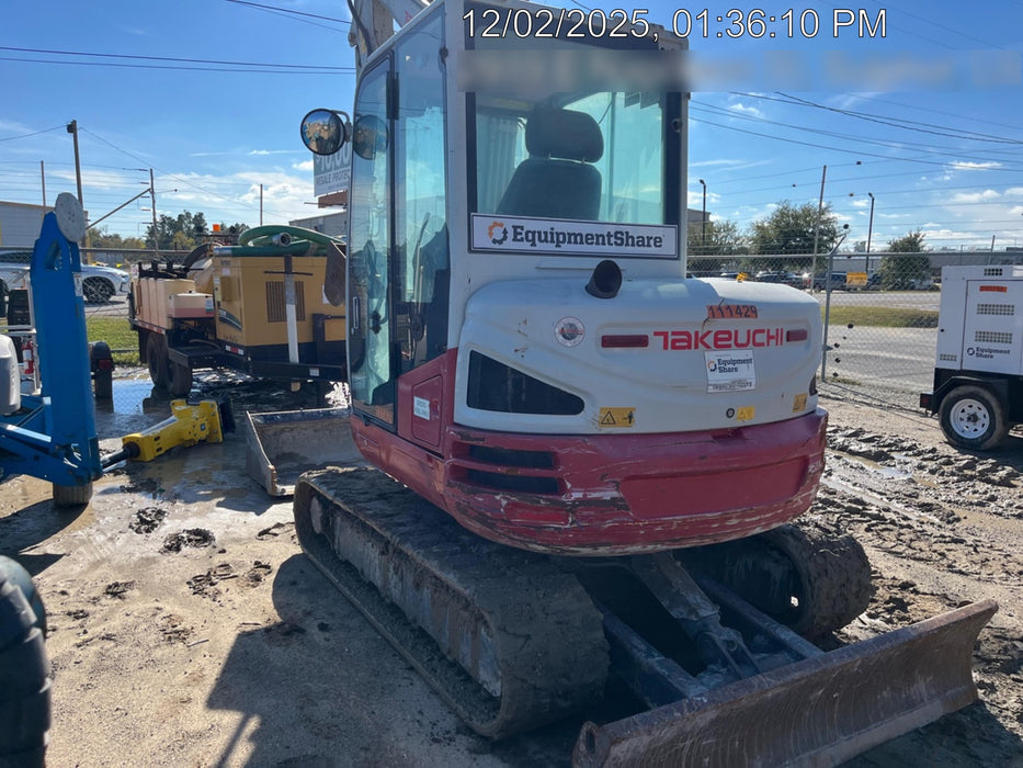 2020 Takeuchi TB250-2C Cab/Heat/Air, Rubber Tracks, Manual TAG QC