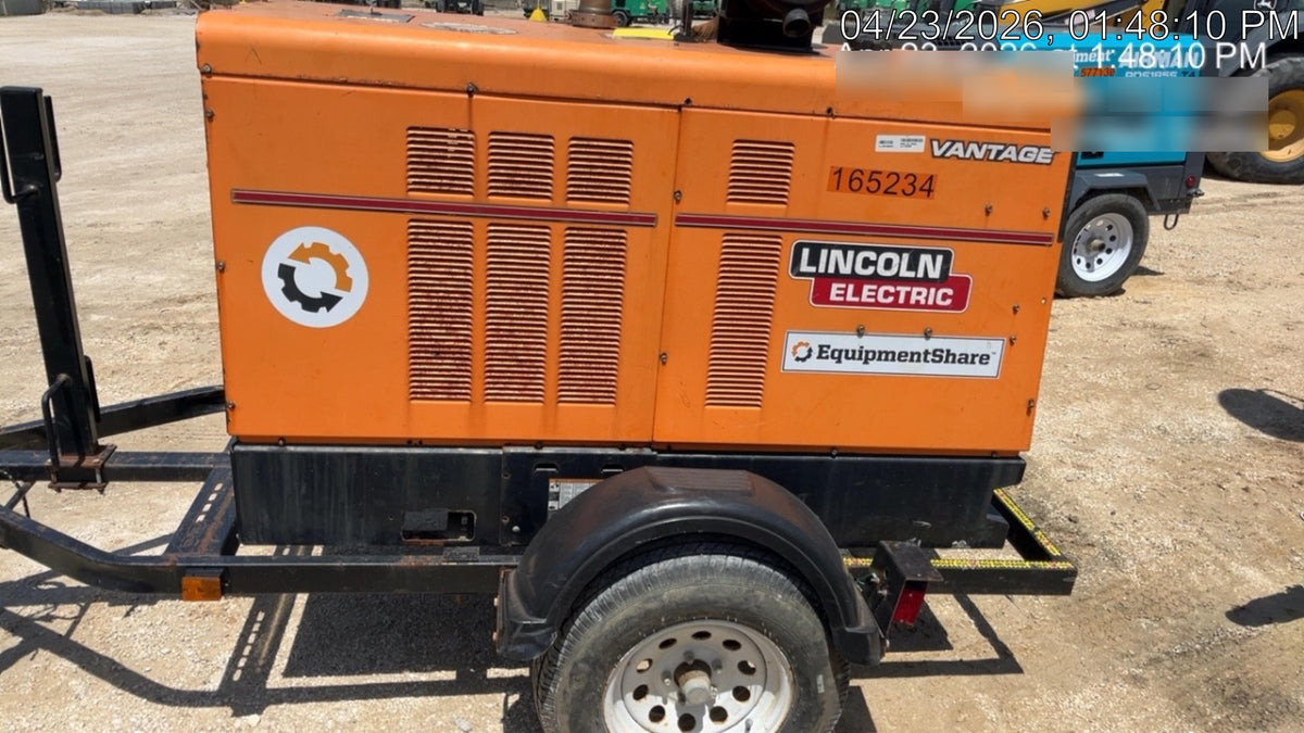 2021 Lincoln Electric Vantage 549X Ready Pak 3, ORANGE (includes trailer, cable rack, fender light kit)