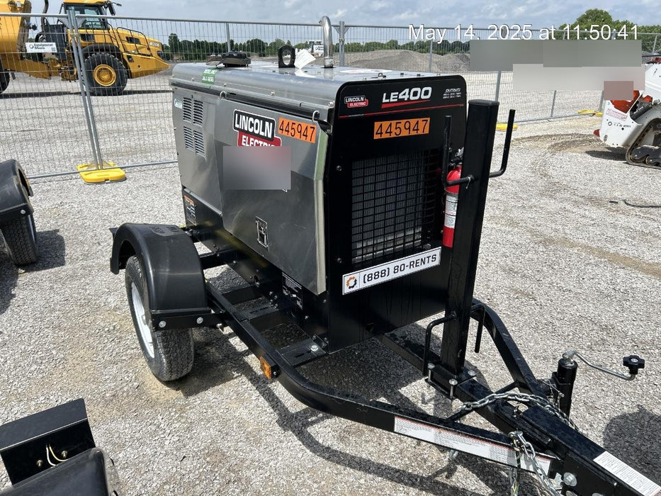 2024 Lincoln Electric LE400 Kubota V1505, Trlr, Cable Rack, Light Kit, ES Decals, T3