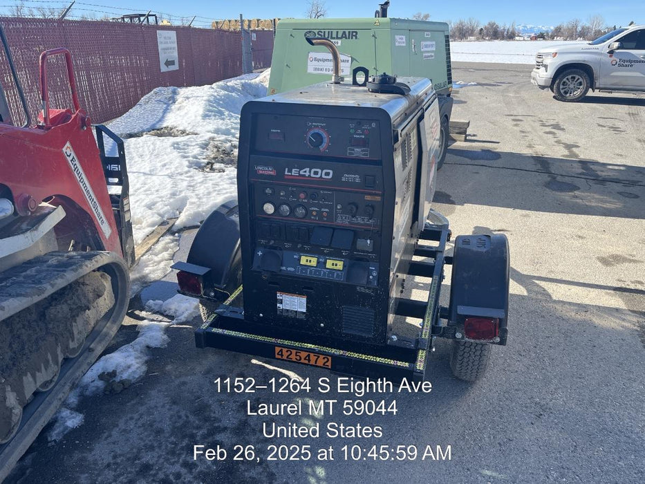 2024 Lincoln Electric LE400 Kubota V1505, Trlr, Cable Rack, Light Kit, ES Decals, T3