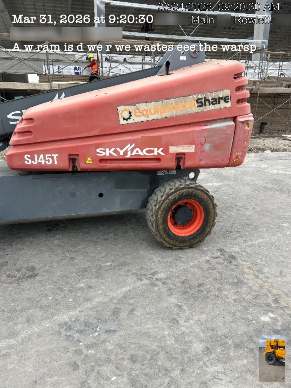 2018 SKYJACK SJ45T+
