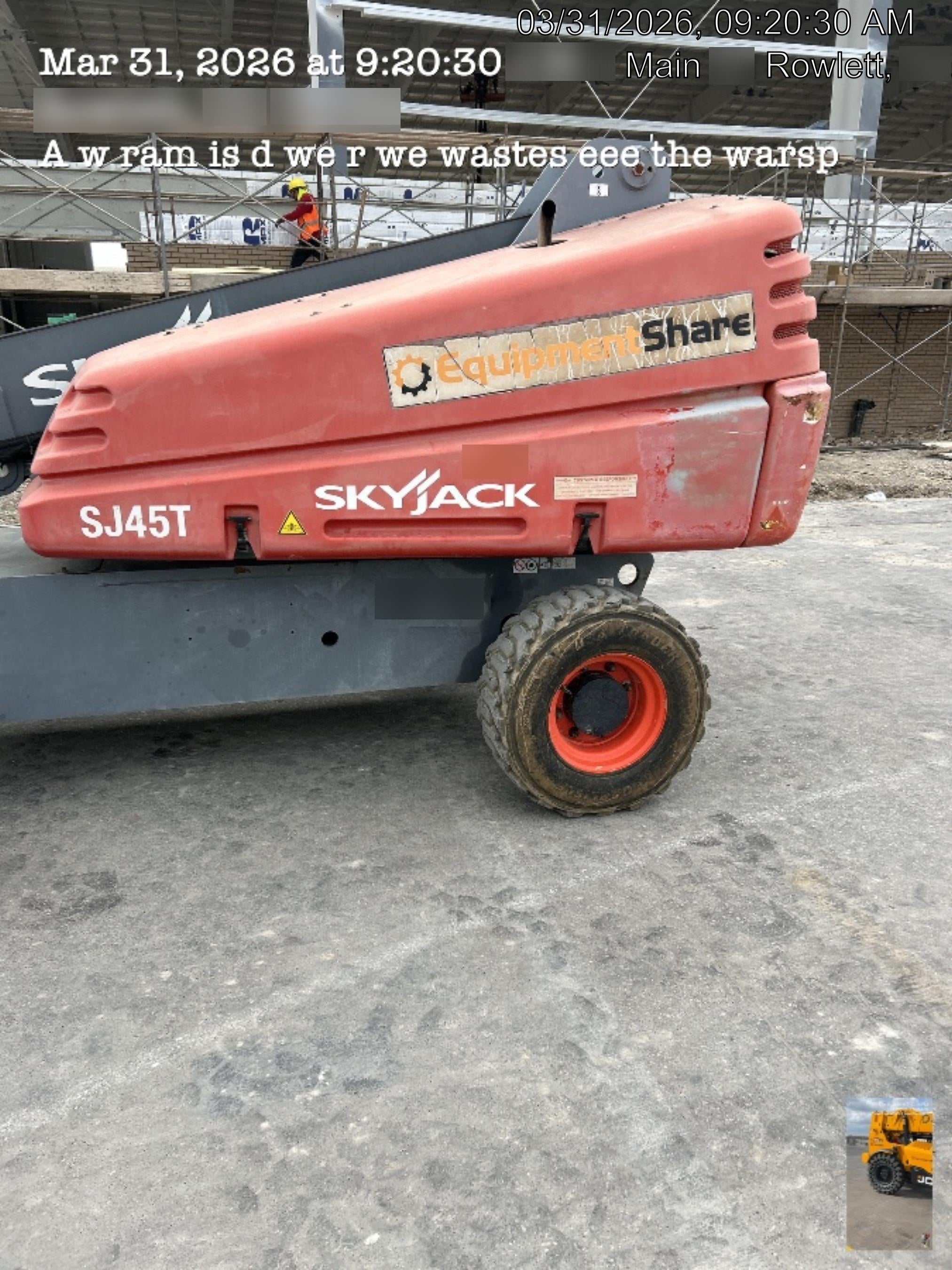 2018 SKYJACK SJ45T+