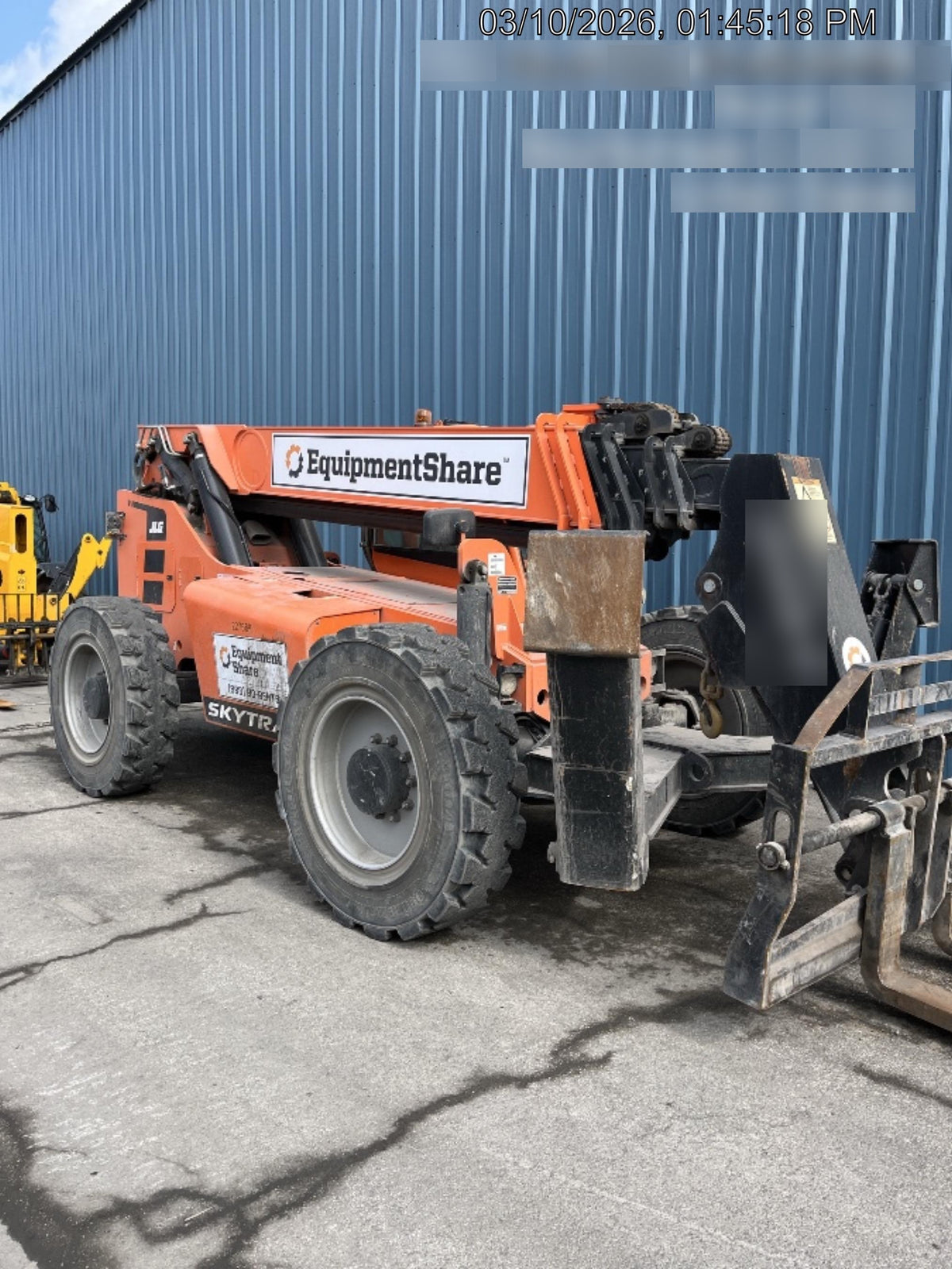 2022 Skytrak 12054 74Hp Dsl, Cab/Heat/Air, Solid Tires, LED WL