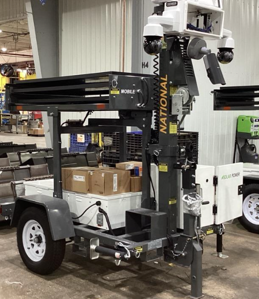 2025 NATIONAL SIGNAL Sunray Solar-Powered Mobile Integrator Tower