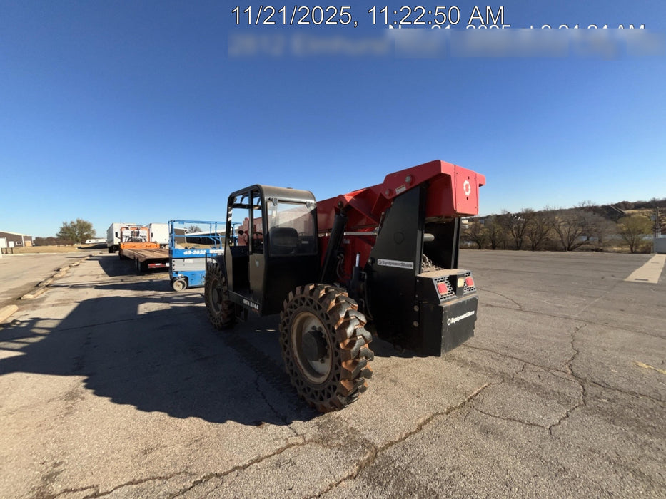 2019 Manitou MTA8044 74hp T4F, Open ROPS, Cab and Boom LED work lights, Auxiliary Hydraulics, Solid Tires, Amber strobe, Lift Hook 66" Carriage, 60" Forks