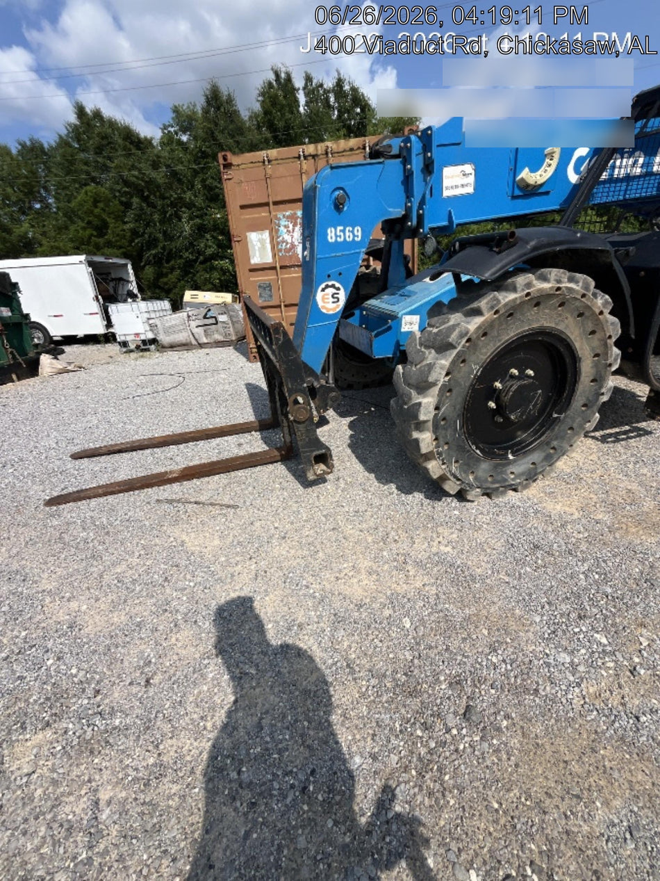 2018 Genie GTH-636 Genie GTH-636 w/Open ROPS, Solid Tires, Work Light/Beacon, 48" Carriage and Forks
