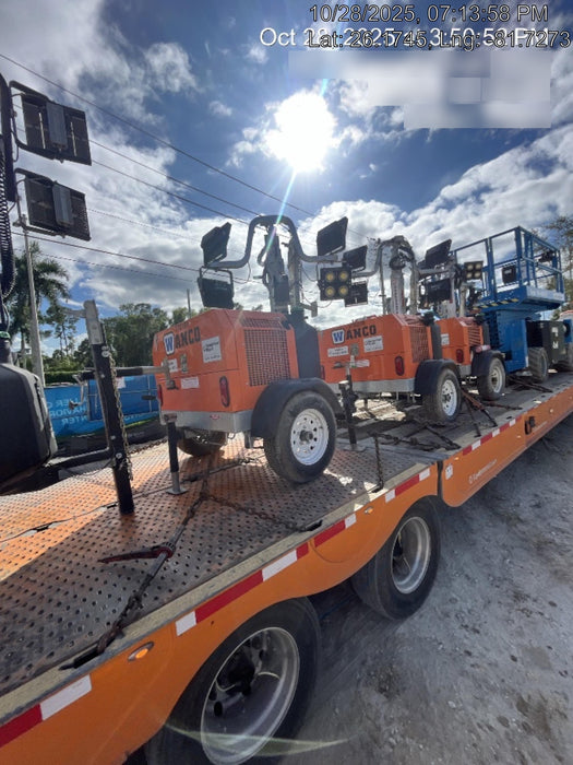 2023 Wanco WLTT-4MM4K Diesel, Deep Sea Controller, Shore Power Plug, Auto Start, (4) 350W LED Floodlights, 4kW Generator, 60 Gal Fuel Tank, 2" Ball, T3