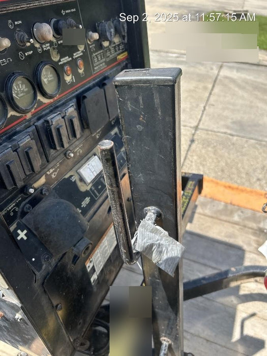 2019 Lincoln Electric Vantage 322 Welder Ready-Pak 3, Two wheel trailer, Fender and Light kit, Cable Rack