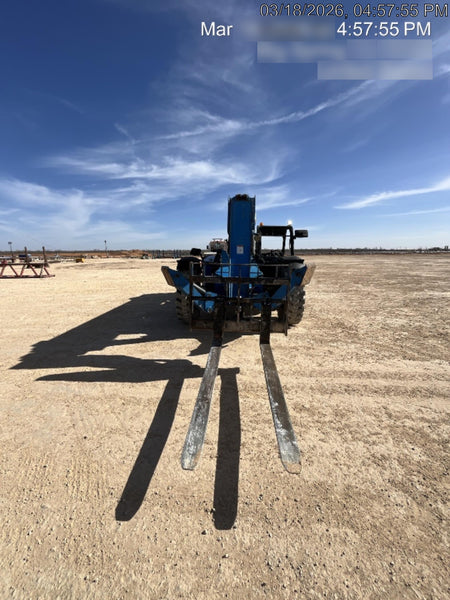 2018 Genie GTH-1056 Genie GTH-1056 w/ROPS, Work Lights, Solid Tires, RH Cab Mesh, Beacon, 60" Carriage and Forks