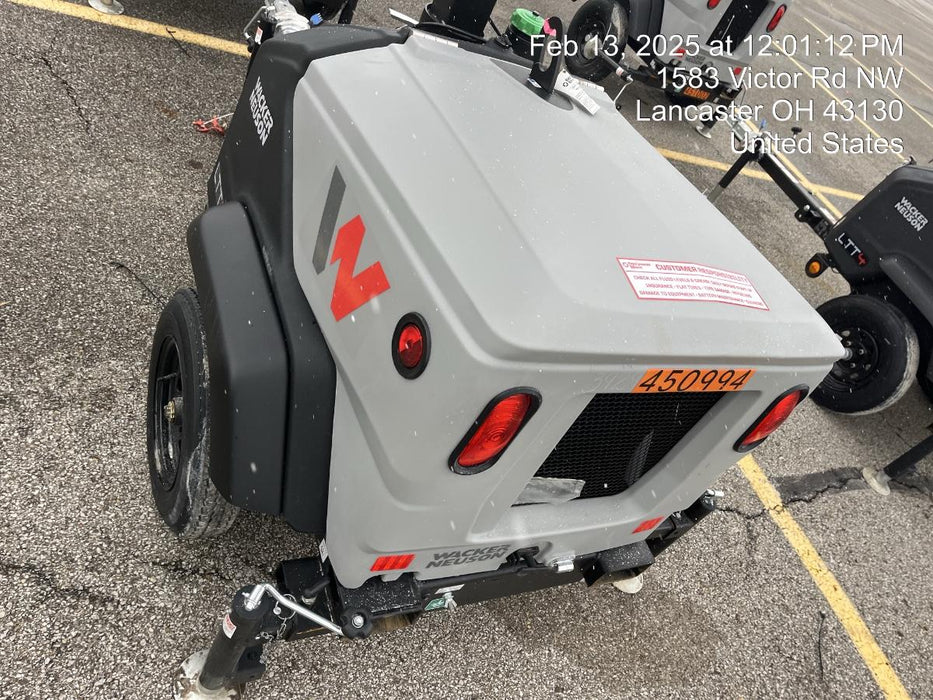 2024 Wacker Neuson LTT4 Diesel, Kohler KDW702, Deep Sea Controller, Auto Start, LED 320W, Bypass Outlet, T3