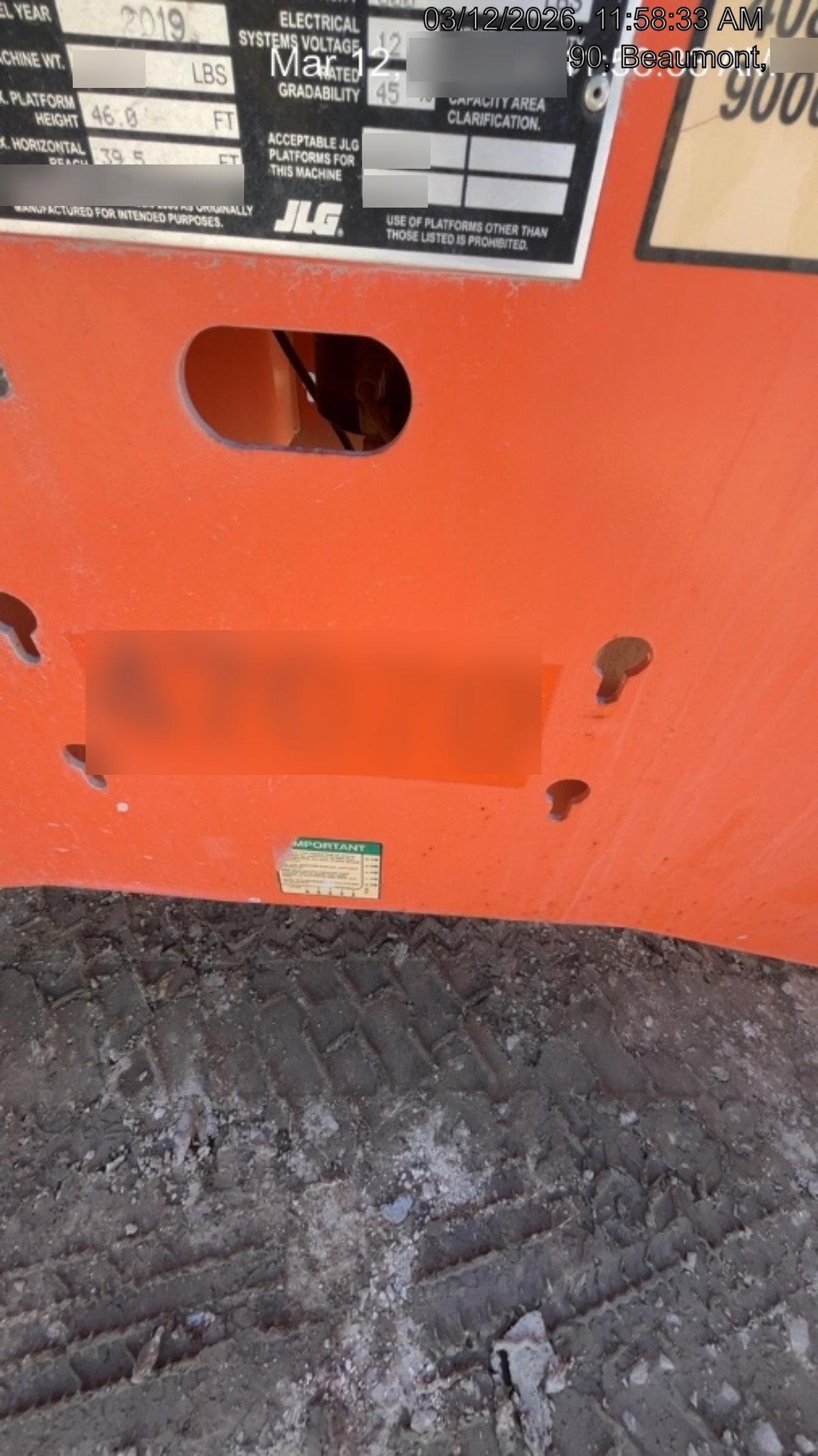 2019 JLG 460SJ
