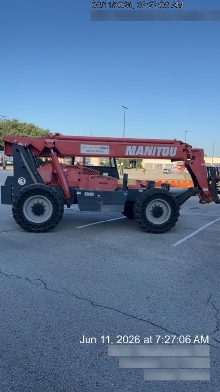 2018 Manitou MTA10055 Manitou MTA 10055 w/Open ROPS, Work Lights/Strobe, Aux Hyd, Solid Tires, Lift Hook, 66" Carriage, 60" Forks