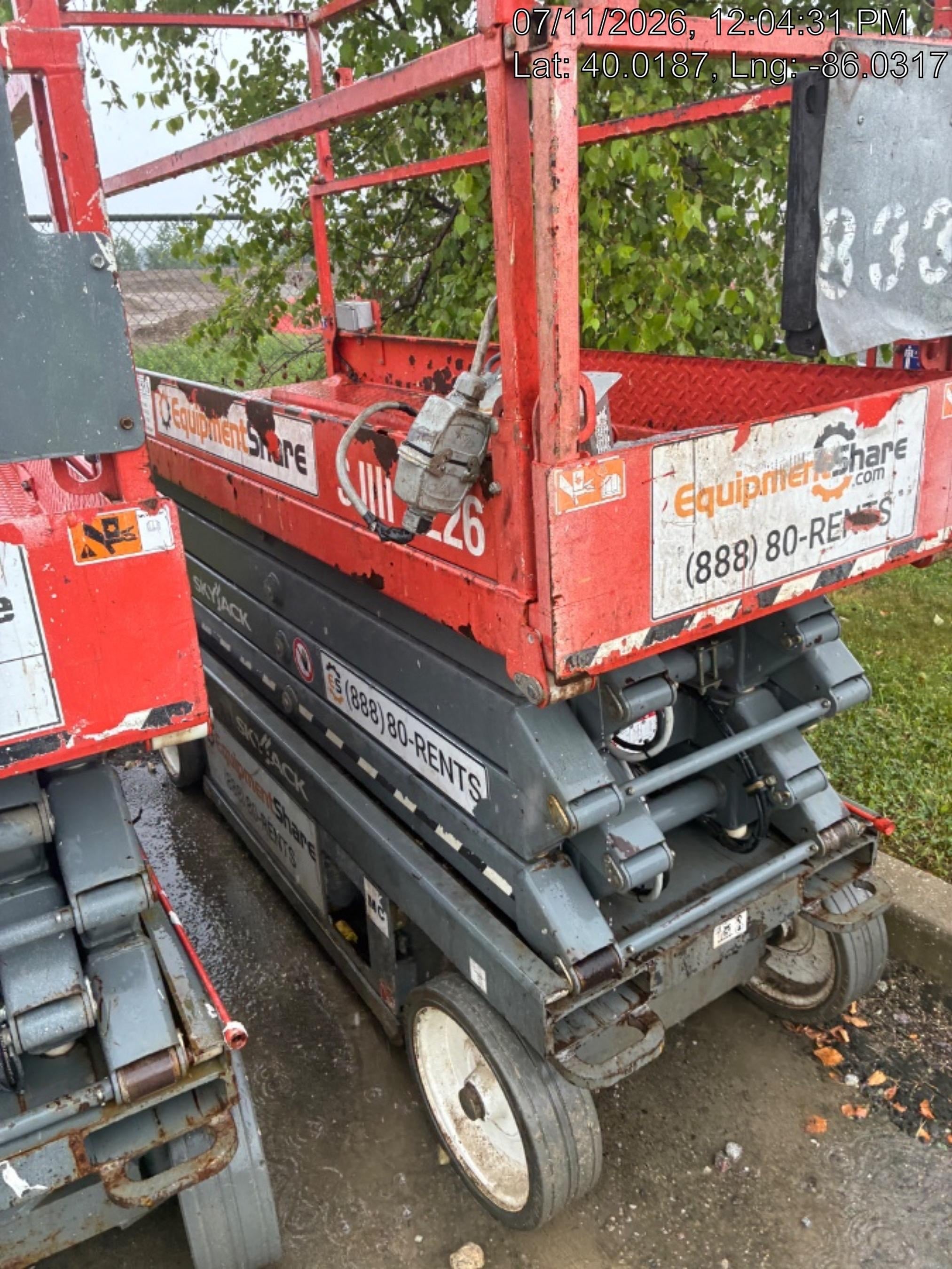 2019 Skyjack SJIII-3226 Standard Options