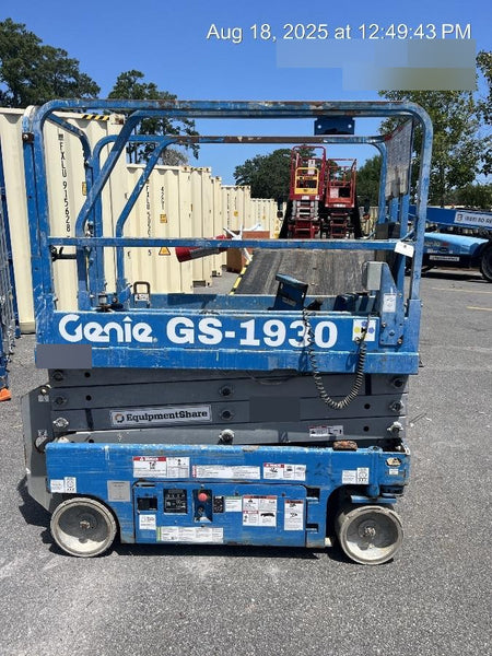 2018 Genie GS-1930 Genie GS-1930 w/Fixed Rail, Chain Entry