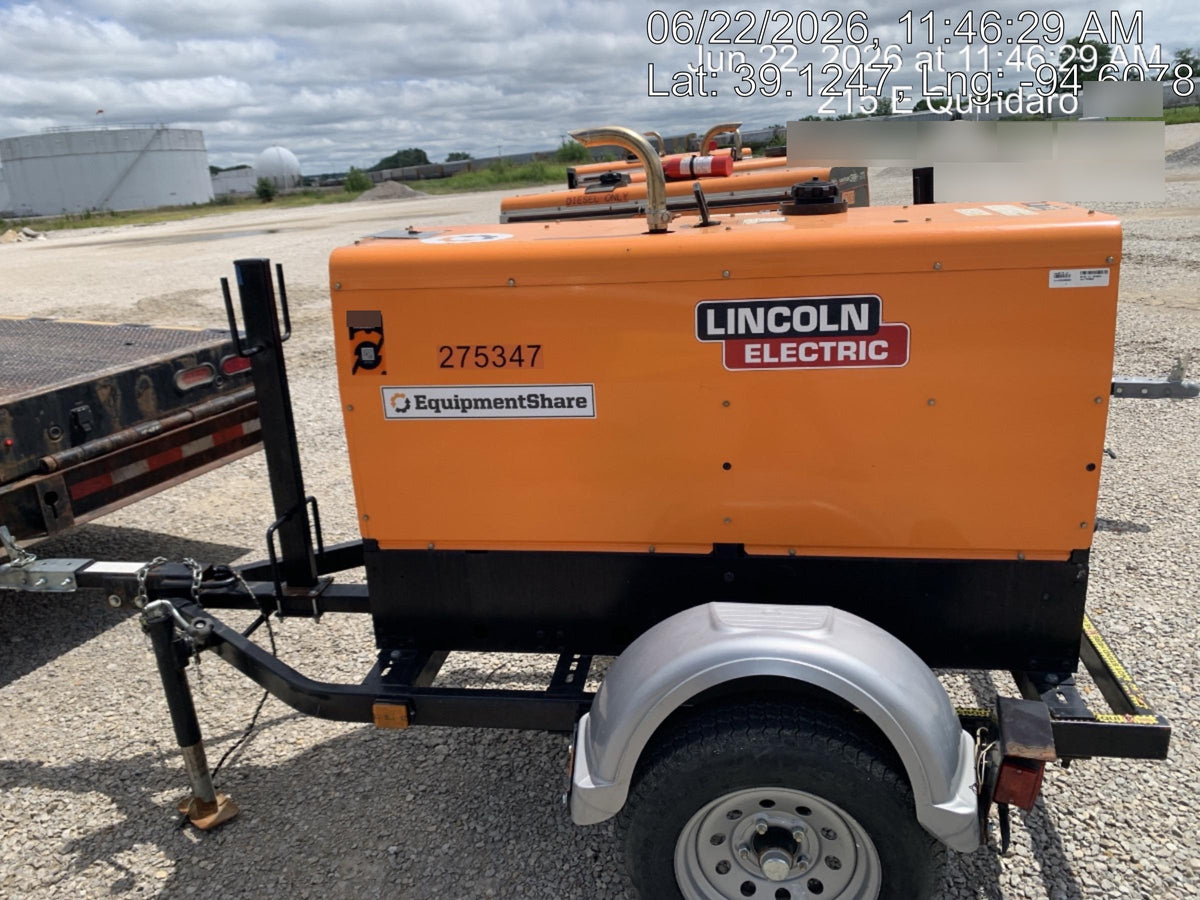 2022 Lincoln Electric LE400 Kubota V1505, Trlr, Cable Rack, Light Kit, ES Decals, T3