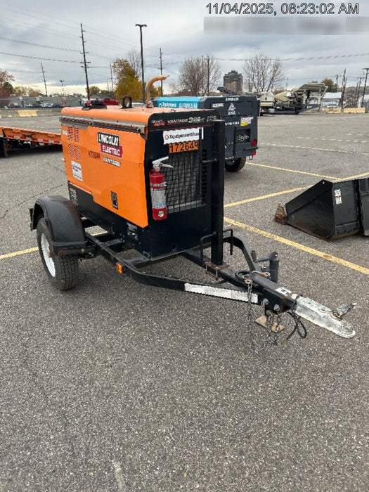 2021 Lincoln Electric Vantage 322 Vantage 322 Ready Pak 3 w/ Decals, ORANGE (includes trailer, cable rack, fender light kit) NO Telematics