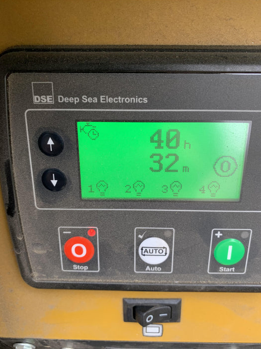 2022 Allmand NLV3GR (4) LED Light Fixture 350W, 23' Vertical Mast, 3kW Prime, Towable, Deep Sea L401, Leveling Jacks, Yanmar T4F 5.8hp