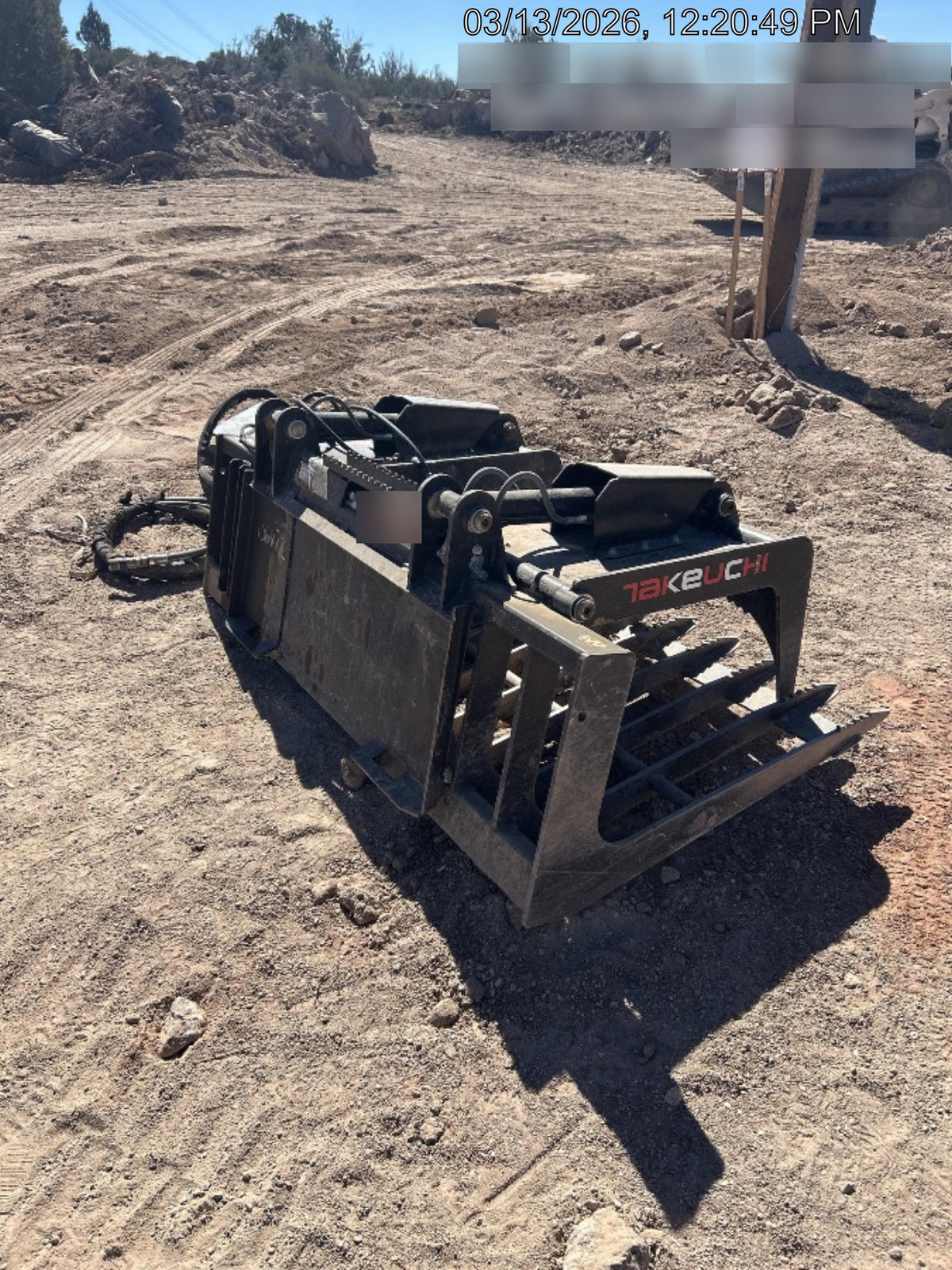 2022 TAKEUCHI 72" Skeleton Grapple Bucket - Takeuchi