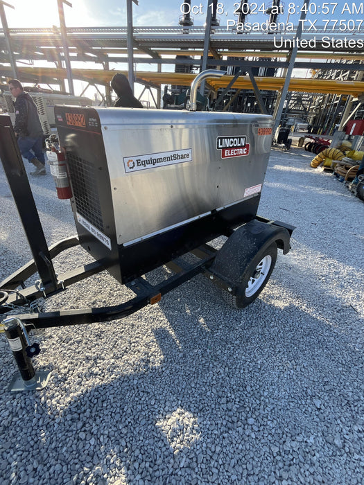 2024 Lincoln Electric LE400 Kubota V1505, Trlr, Cable Rack, Light Kit, ES Decals, T3