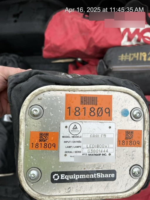 2021 MULTIQUIP GB8LED