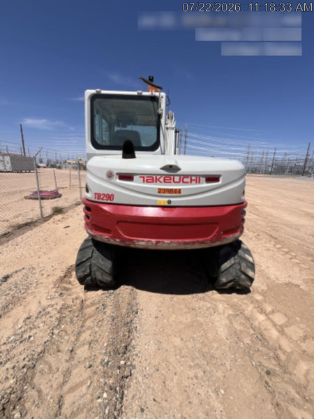 2022 TAKEUCHI TB290-CR