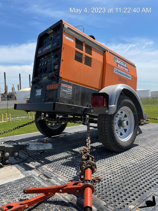 2022 Lincoln Electric LE400 Kubota V1505, Trlr, Cable Rack, Light Kit, ES Decals, T3