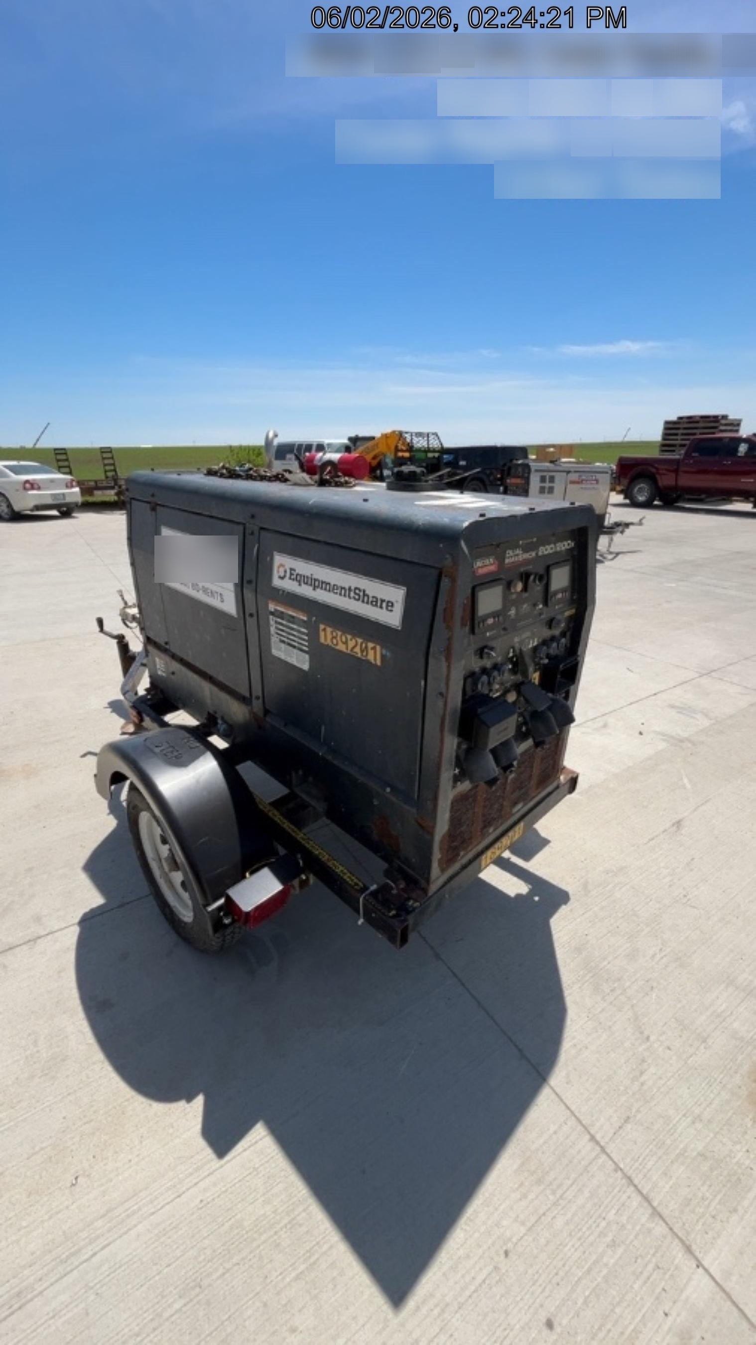 2021 Lincoln Electric Dual Maverick 200/200X Ready Pak 3, Includes Trailer, Cable Rack, Fender Light Kit