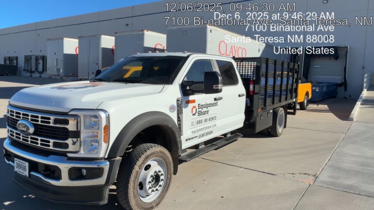 2024 FORD F550 Stake Bed - Rental