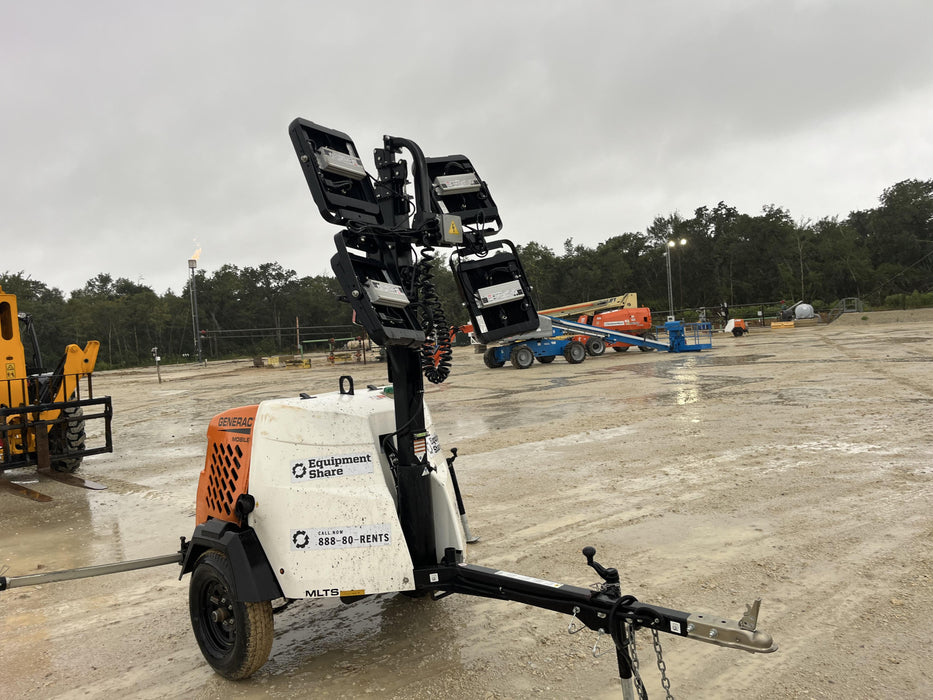 2023 Generac MLT2 Diesel, Flex Switch 120V Input, Powerzone Controller, 
(4) 320W LED Lights, 4kW Generator, 39.9 Gal Fuel Tank, 2" Ball, T3