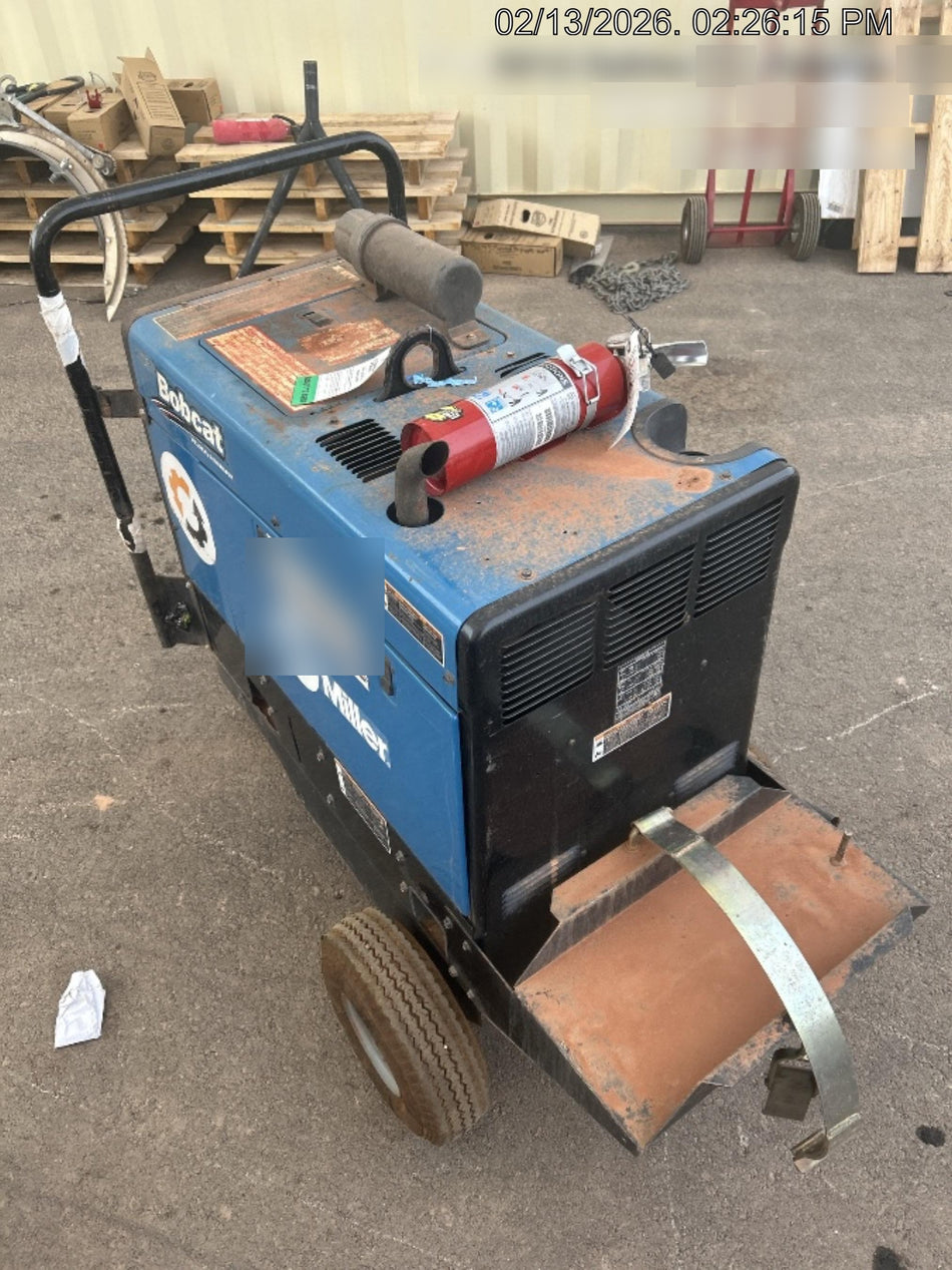 2019 Miller Electric BOBCAT 250 LP/Propane, Running Gear, Tank Bracket, Hose