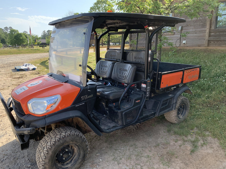 2021 Kubota RTV-X1140W-H Plastic Canopy, Windshield Acrylic Clear, LED Strobe Light, Wire Harness Kit, Back up Alarm