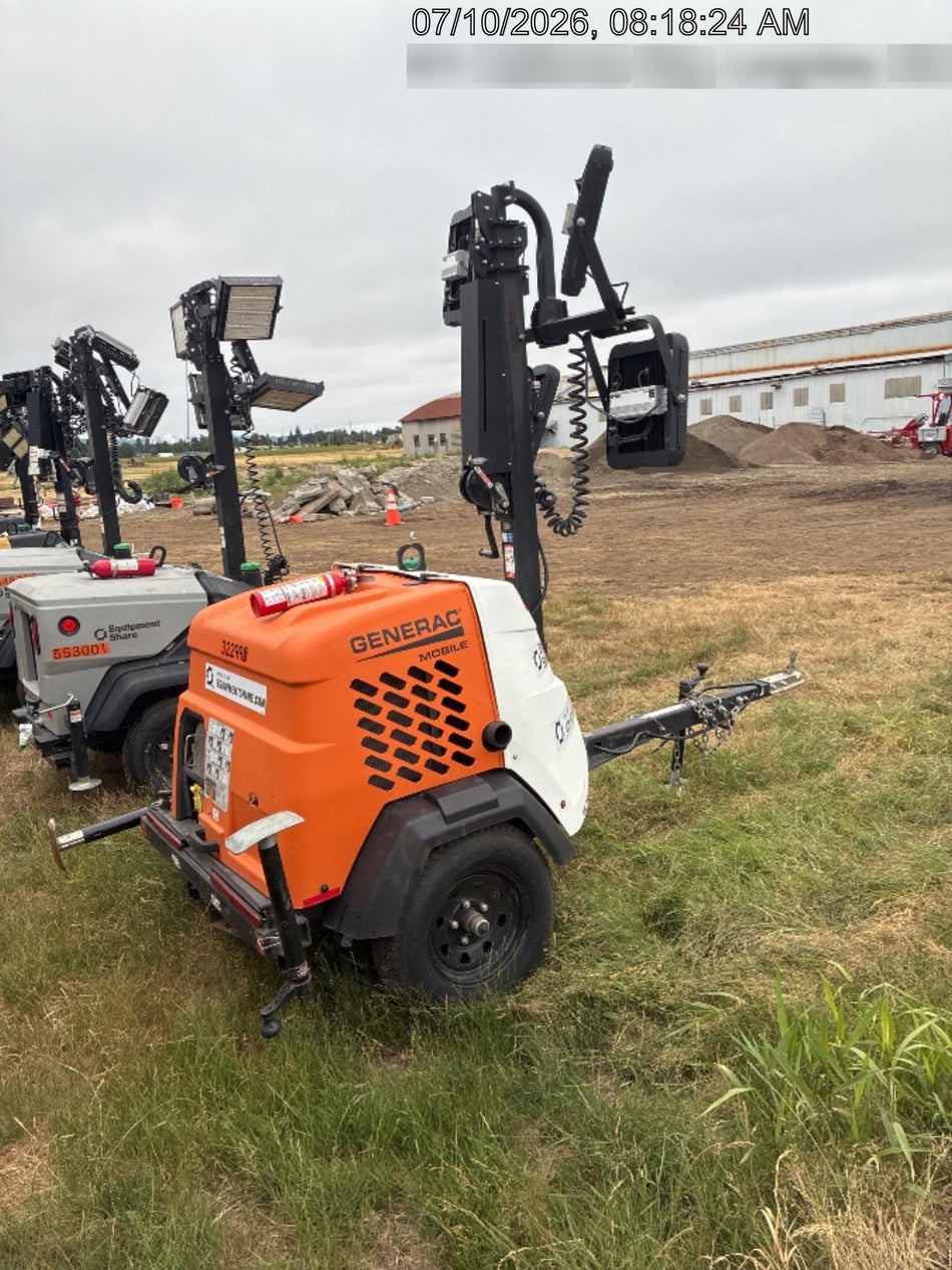 2023 Generac MLT2 Diesel, Flex Switch 120V Input, Powerzone Controller, (4) 320W LED Lights, 4kW Generator, 39.9 Gal Fuel Tank, 2" Ball, T3