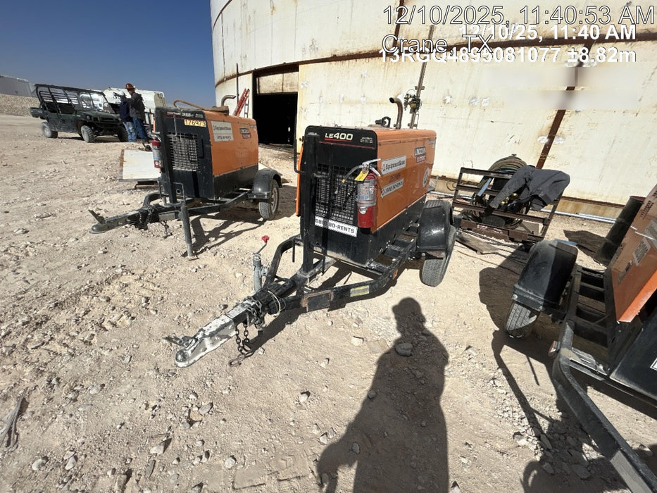 2022 Lincoln Electric LE400 Kubota V1505, Trlr, Cable Rack, Light Kit, ES Decals, T3