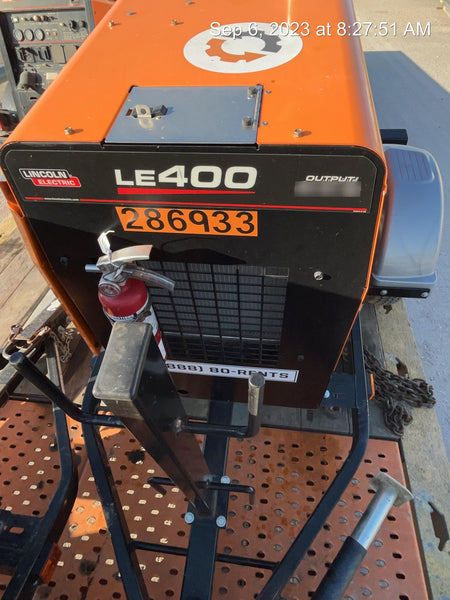 2022 Lincoln Electric LE400 Kubota V1505, Trlr, Cable Rack, Light Kit, ES Decals, T3