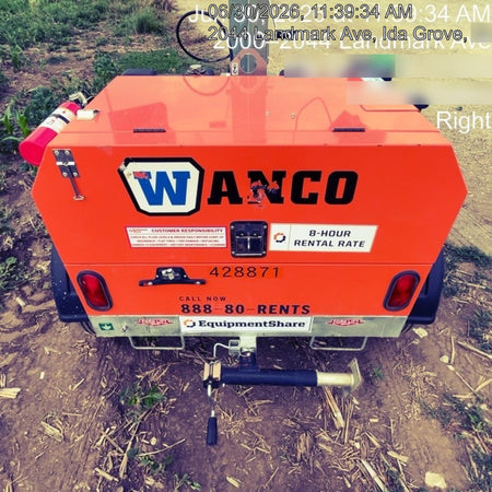 2024 Wanco WLTT-4MM4K Diesel, Deep Sea Controller, Shore Power Plug, Auto Start, (4) 350W LED Floodlights, 4kW Generator, 60 Gal Fuel Tank, 2" Ball, T3