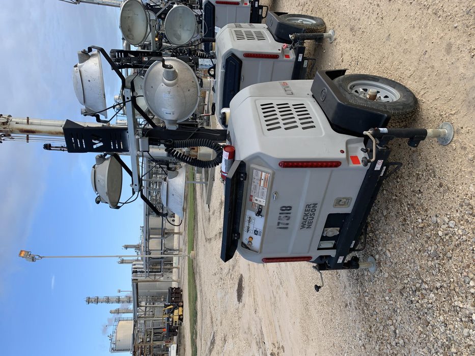 2018 Wacker Neuson LTV6K-MH Wacker Neuson LTV6K Mobile Light Tower w/Fuel Level Sensor Installed