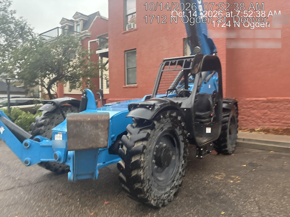 2018 Genie GTH-1056 GTH-1056 w/Open ROPS, Solid Tires, Work Lights, 60" carriage/forks, cab mesh, beacon