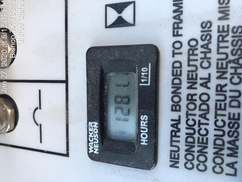 2019 Wacker Neuson LTV6L-MH Wacker Neuson LTV6L Mobile Light Tower w/Fuel Level Sensor Installed