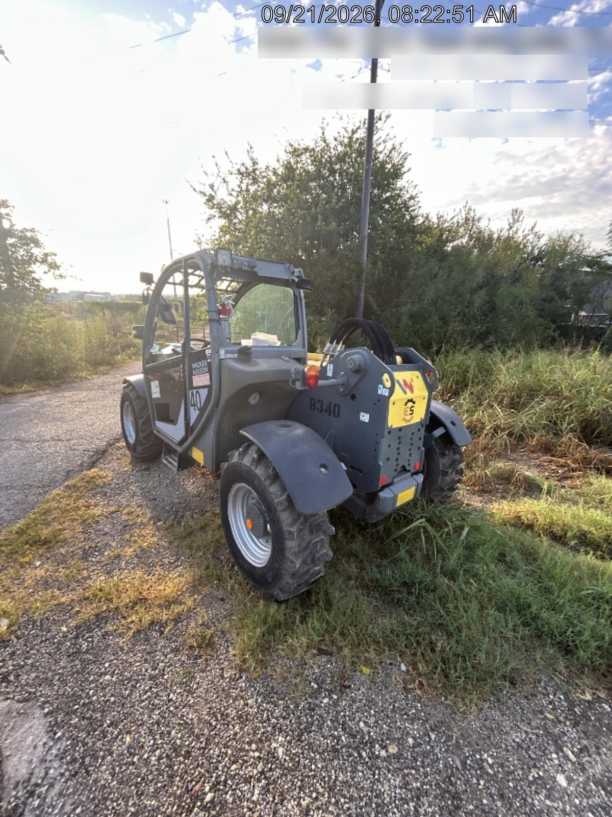2018 WACKER NEUSON TH627