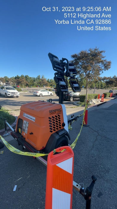 2023 Generac MLT2 Diesel, Flex Switch 120V Input, Powerzone Controller, (4) 320W LED Lights, 4kW Generator, 39.9 Gal Fuel Tank, 2" Ball, T3