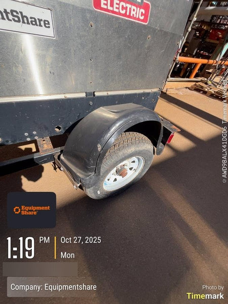 2019 Lincoln Electric Vantage 322 Welder Ready-Pak 3, Two wheel trailer, Fender and Light kit, Cable Rack