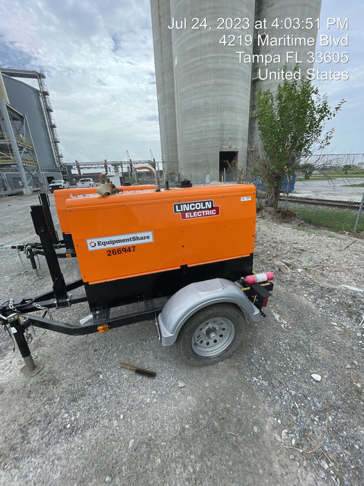 2022 Lincoln Electric LE400 Kubota V1505, Trlr, Cable Rack, Light Kit, ES Decals, T3